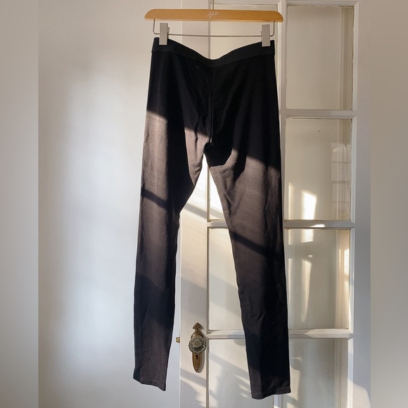 Club Monaco Black Leggings with Elastic Stay Up Waistband size Small - Picture 2 of 6